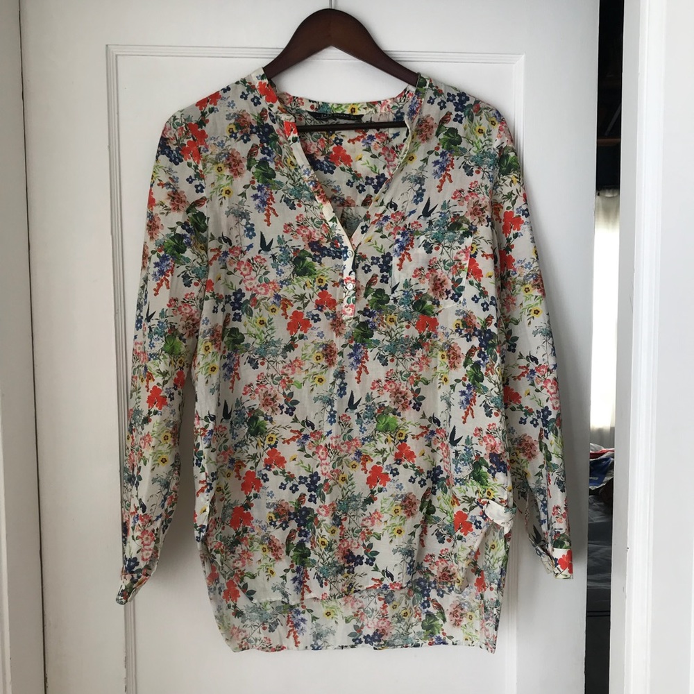 Fabulous floral Zara top!